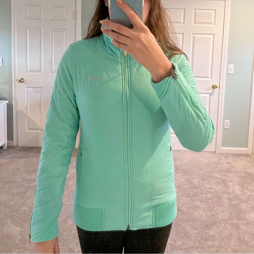 Women's Mint Oakley Full Zip Jacket